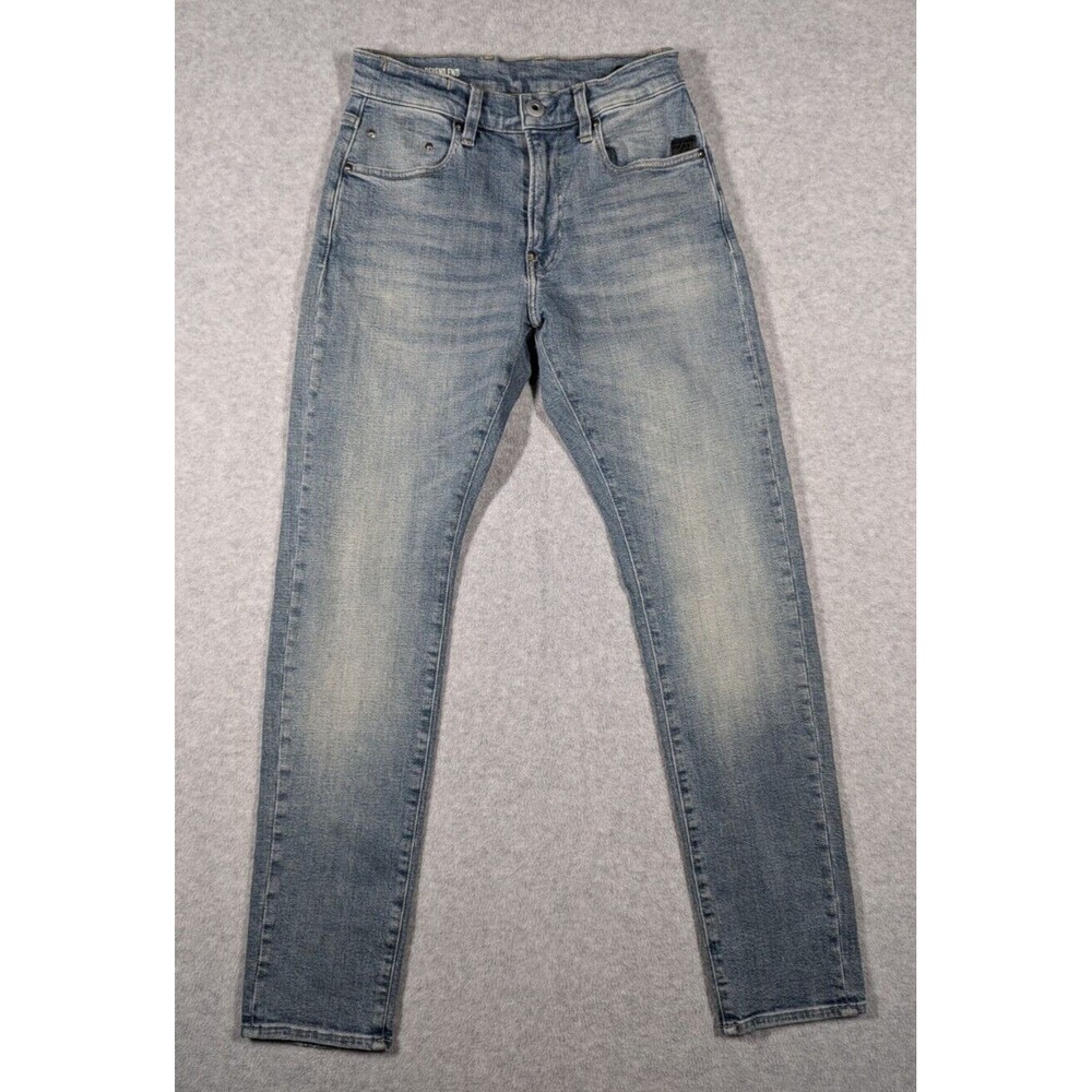 G-STAR RAW Denim Men Jeans 26x28 Revend Fwd‎ Skinny Whiskering Faded Stretch